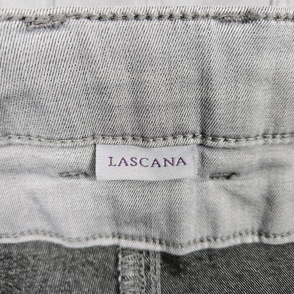LASCANA Gray High Rise Skinny Jeans Women’s Size 12 Button Fly Stretch Denim - Picture 5 of 10
